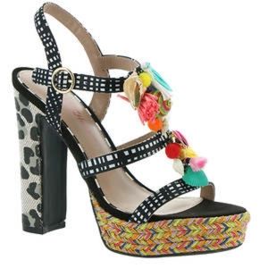 Betsey Johnson tassel accent heels